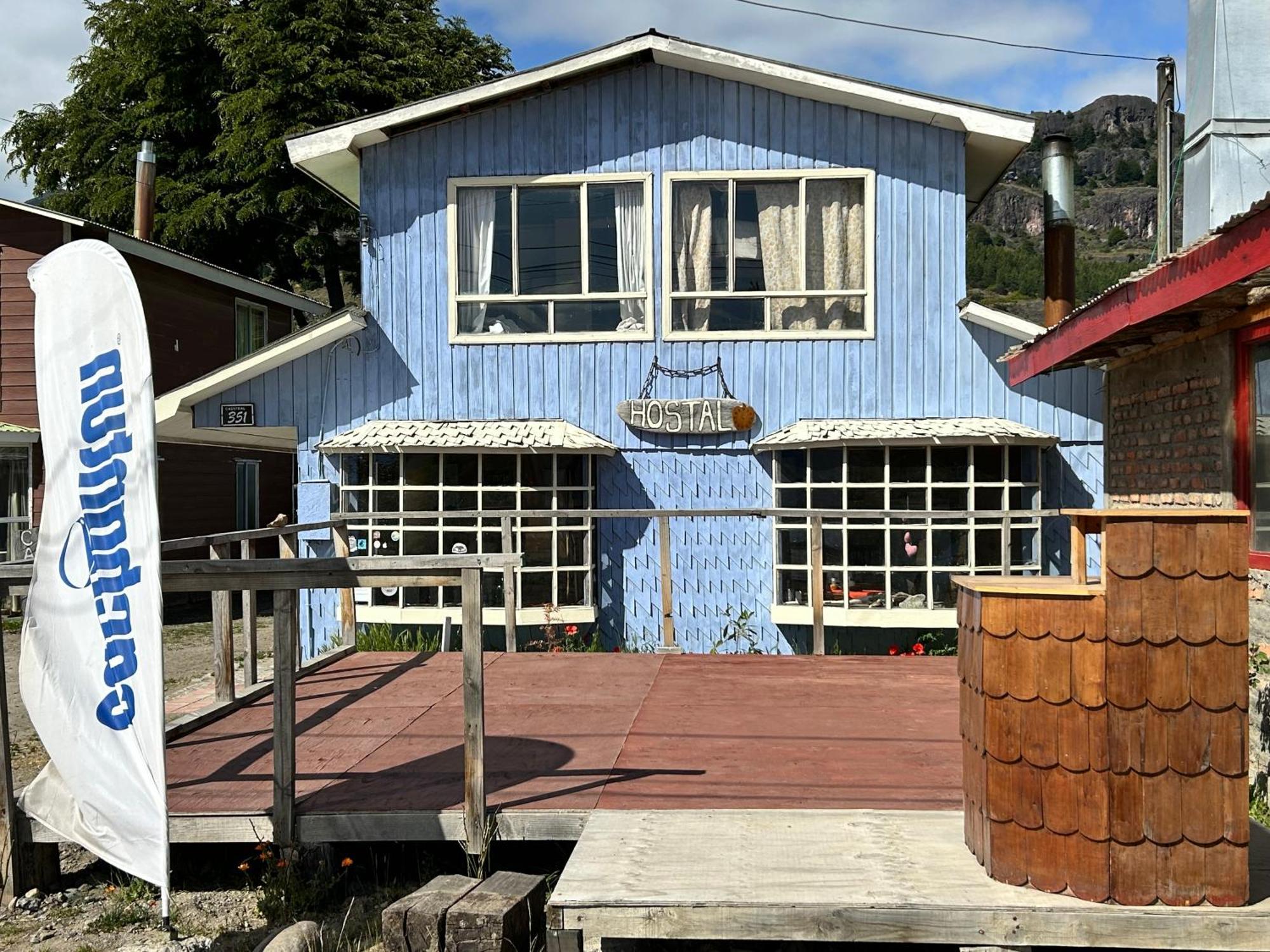 Hostal Las Parvas Puerto Tranquilo Bagian luar foto